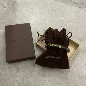 Louis Vuitton lucite bracelet